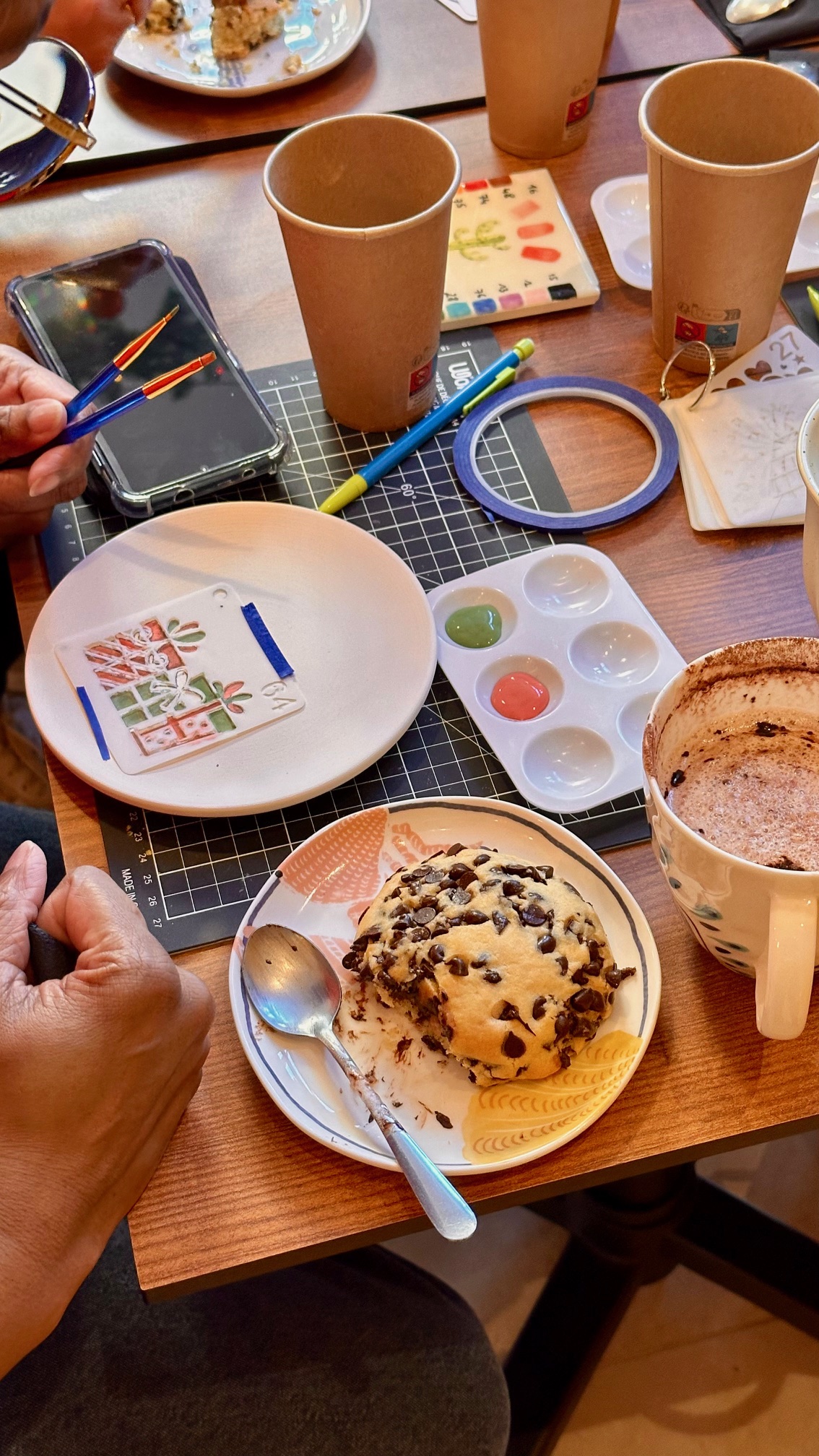 peinture sur ceramique yelloco coffee val deurope 77