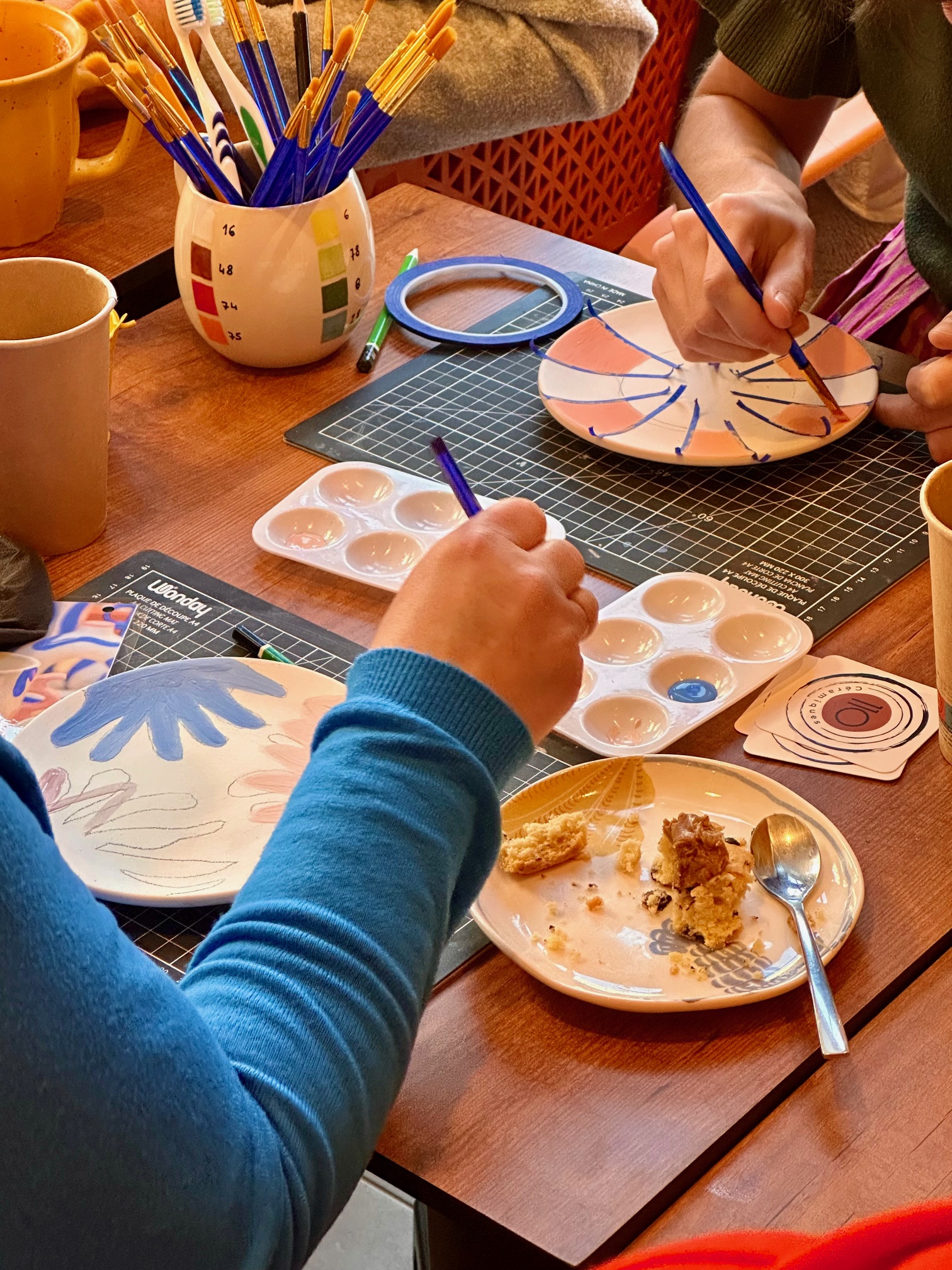 peinture sur ceramique yelloco coffee val deurope 77