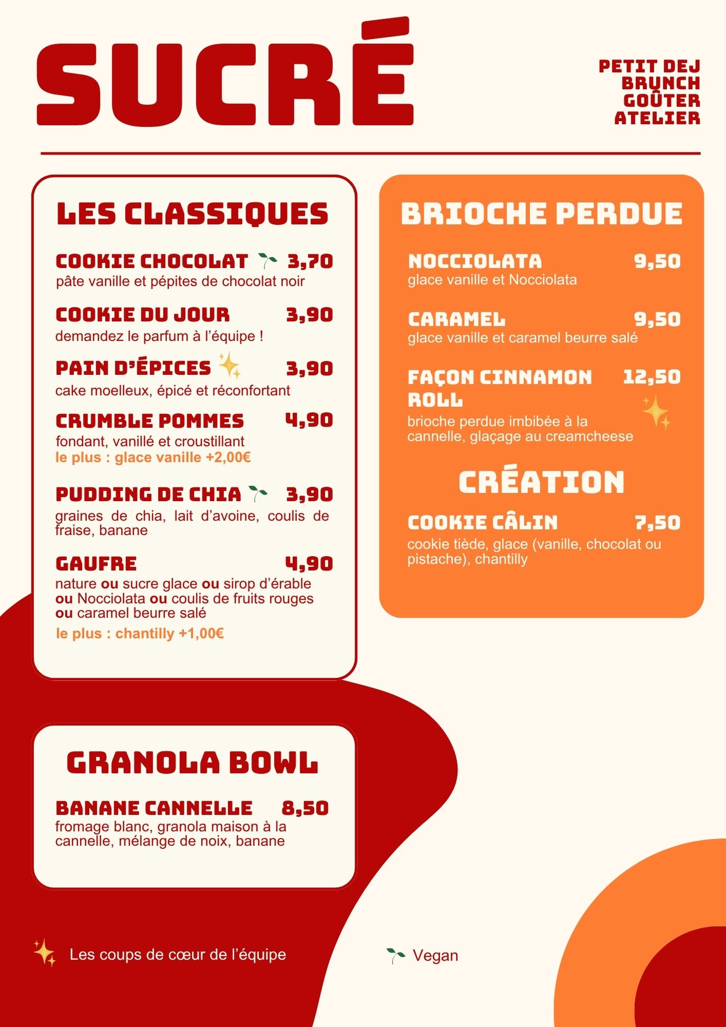 menu gouter patisserie yelloco coffee val deurope